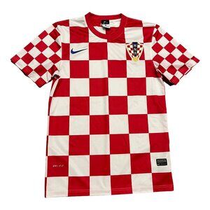 Nike Croatia Soccer Jersey 2012-2013 Men Small Home Football Shirt World Cup